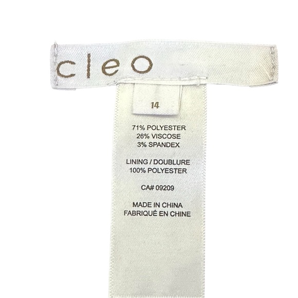 328 - CLEO SCALLOPED LOOK BLACK LINED SKIRT - Picture 10 of 12